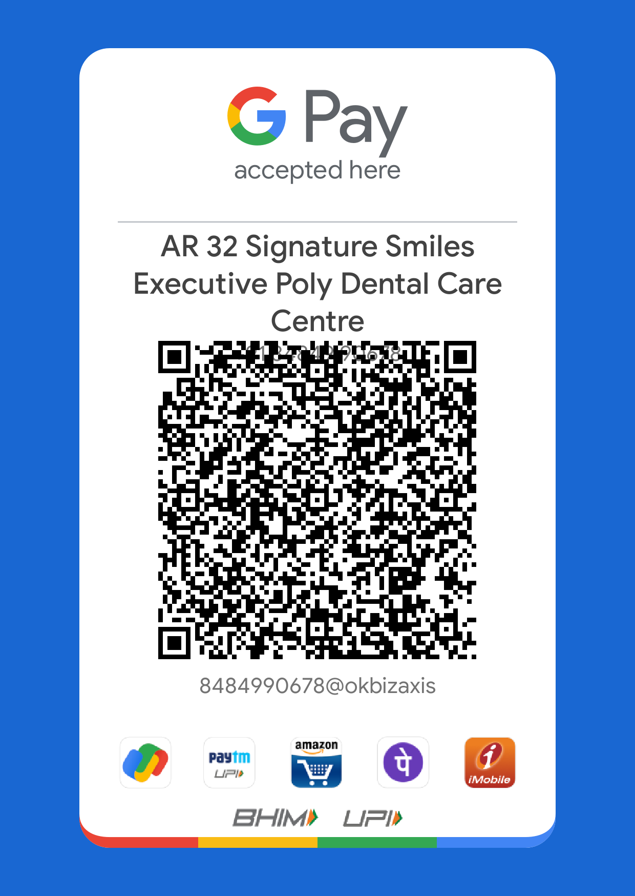 Google Pay QR Code AR 32